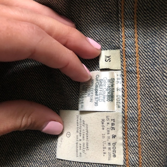 rag & bone denim jacket - Picture 4 of 4